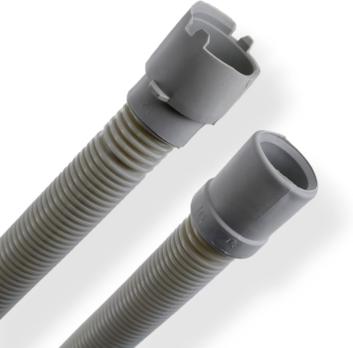 SnelShoppen - DL-pro Afvoer Hose 2 m, 21/28 mm, Recht/Recht, Geschikt voor Vaatwasser, Hoogwaardige Afvoerleiding voor Keuken, Huishouden