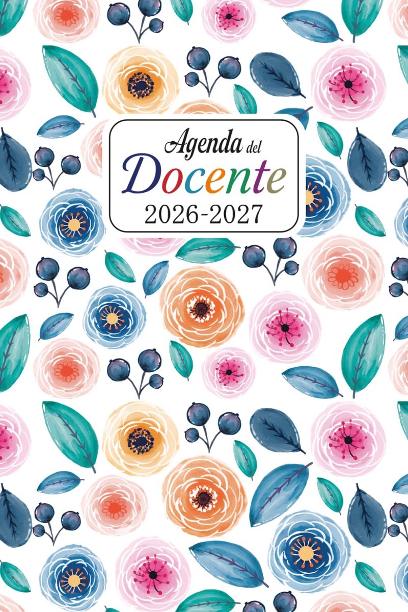 SnelShoppen - Agenda Del Docente 2026/2027 | Onderwijs Agenda voor Docenten | Lesregistratie en Planningshulp | A5 Formaat | Maand- en Weekoverzicht |
