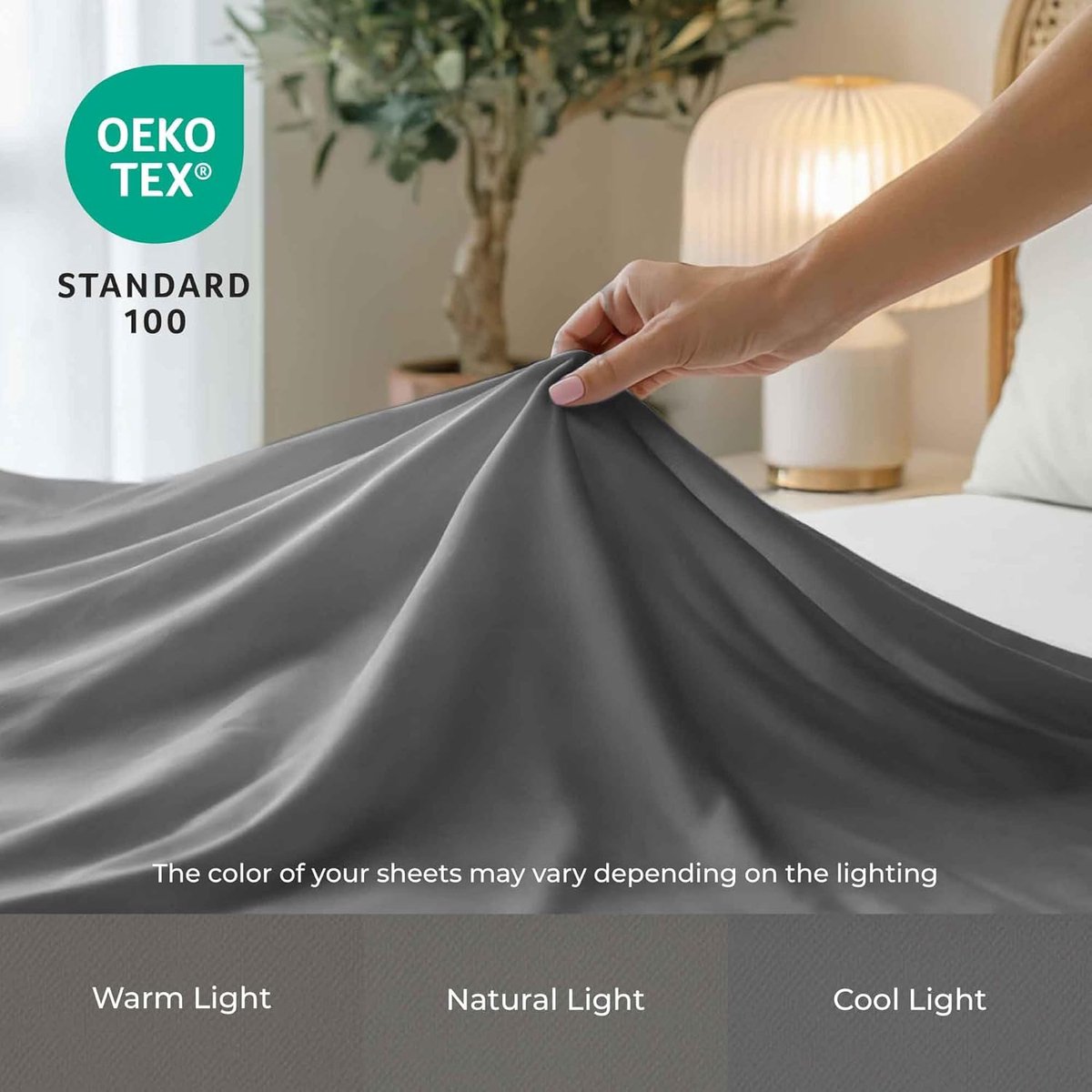 SnelShoppen - Fitted Sheet voor 2 Personen - 220x270 cm - Antraciet - Ultra Zacht Geborsteld Microfiber - Geschikt voor Dubbele Bedden 120x200/140x190