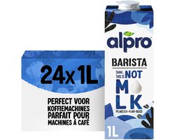 Alpro Barista This Is Not M*lk - Plantaardige Melk - Geschikt voor Koffie - Lactosevrij - 24 x 1L