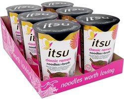 Itsu Classic Ramen noodle cup 6 x 64 gram