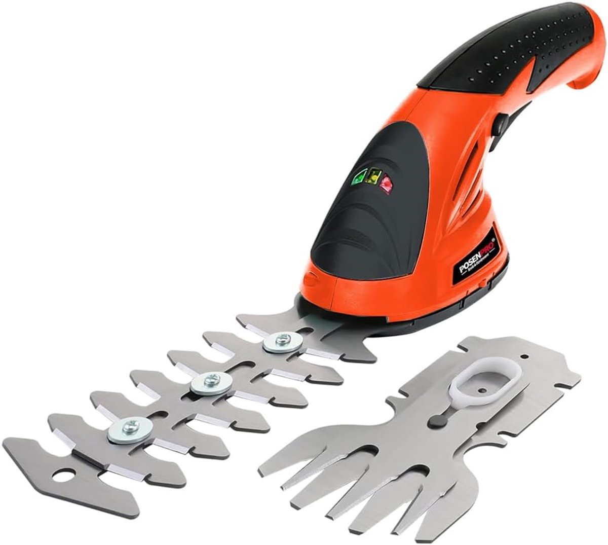 SnelShoppen - Draadloze Grasschaar en Struikschaar 7.2V - 2-in-1 Tuin Schaar met 1500 mAh Accu en 2 Bladen voor Gras en Struiken - Ideaal voor Tuinond