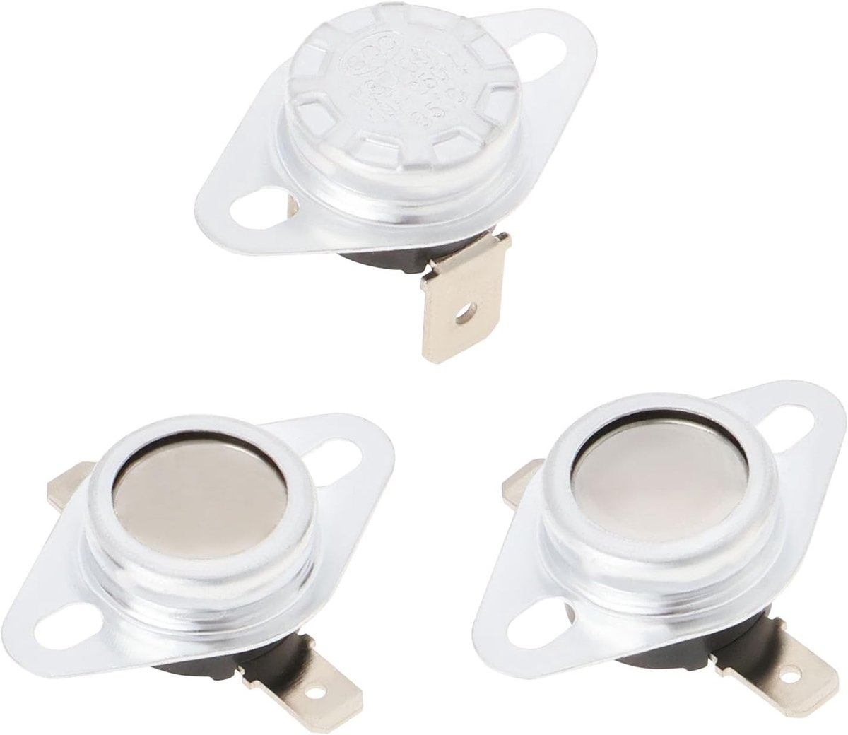SnelShoppen - Set van 3 Droogmachines, Thermostaten, Verwarmingselement, Thermostaat Set, OEM C00849189, Compatibel met Diverse Capaciteitsdrogers