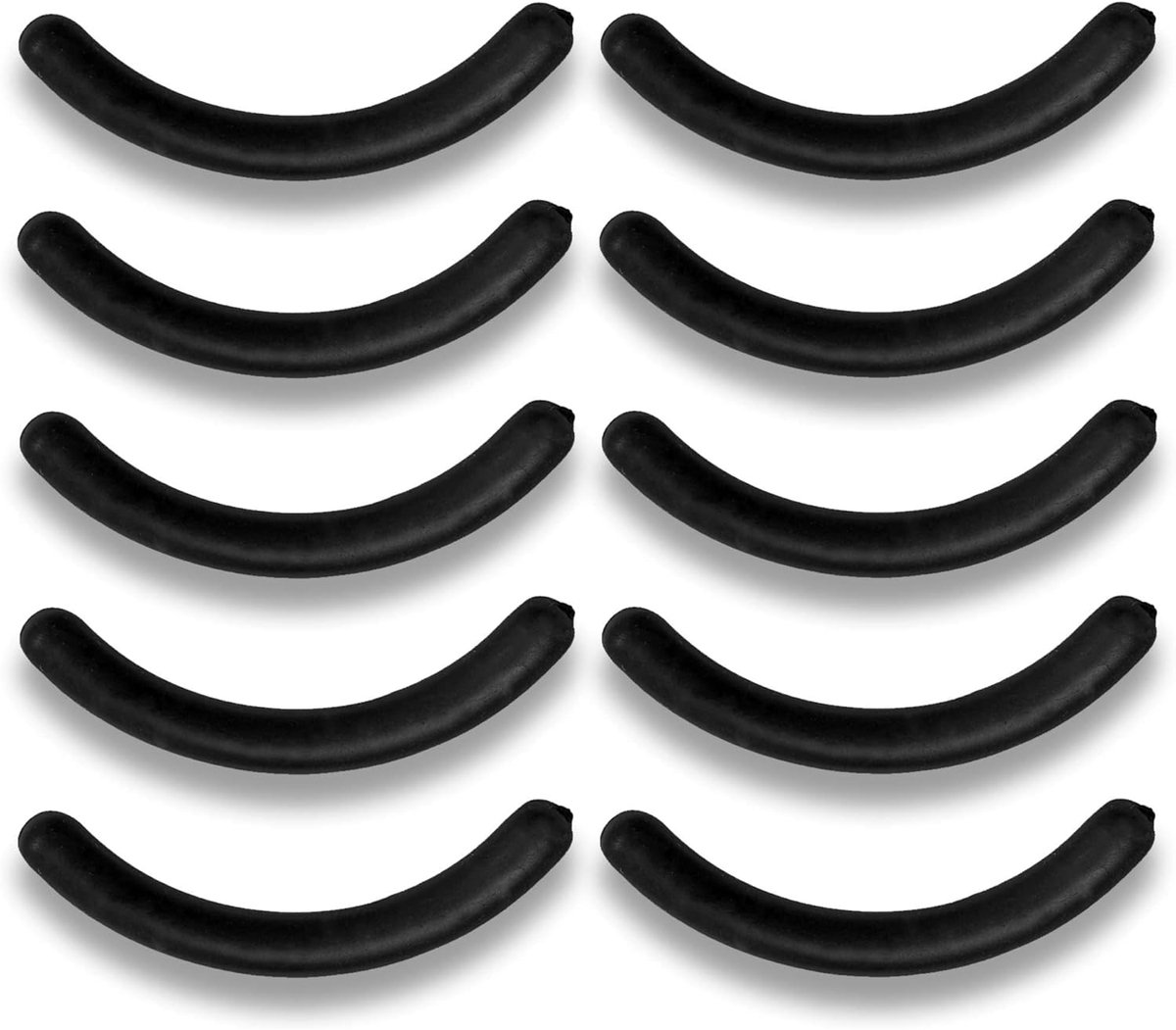SnelShoppen - Pack van 10 Vervangende Rubber Pads voor Wimpers Curlers | Compatibel met Veel Modellen, Zacht Siliconen, Natuurlijke Krul, Eenvoudige V