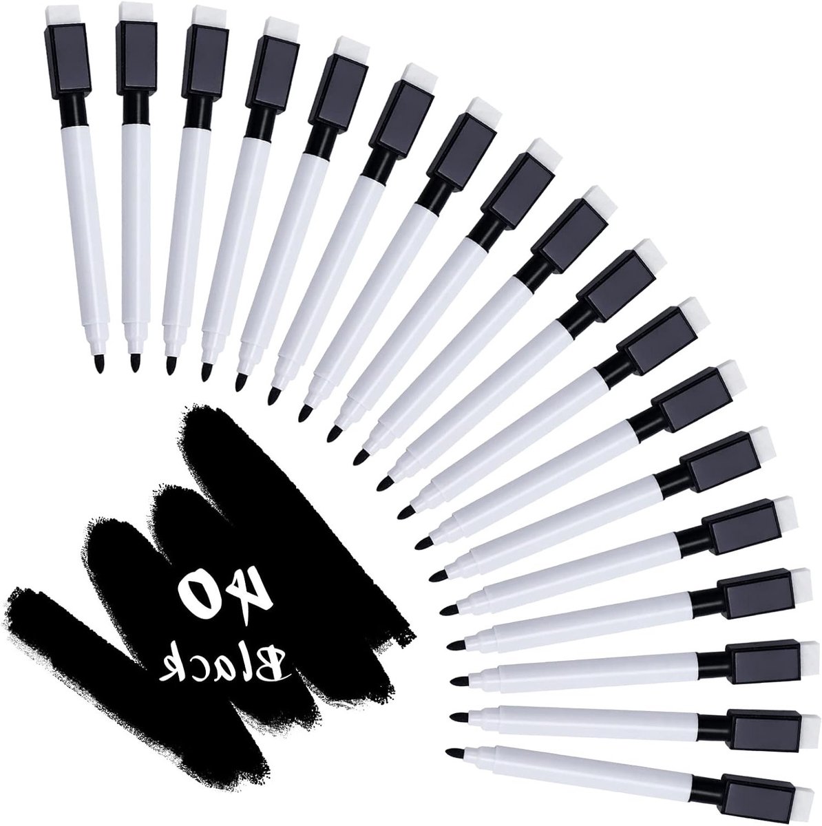 40 Stuks Magnetische Whiteboard Markers met Fijne Punt voor Onderwijs en Kantoorgebruik