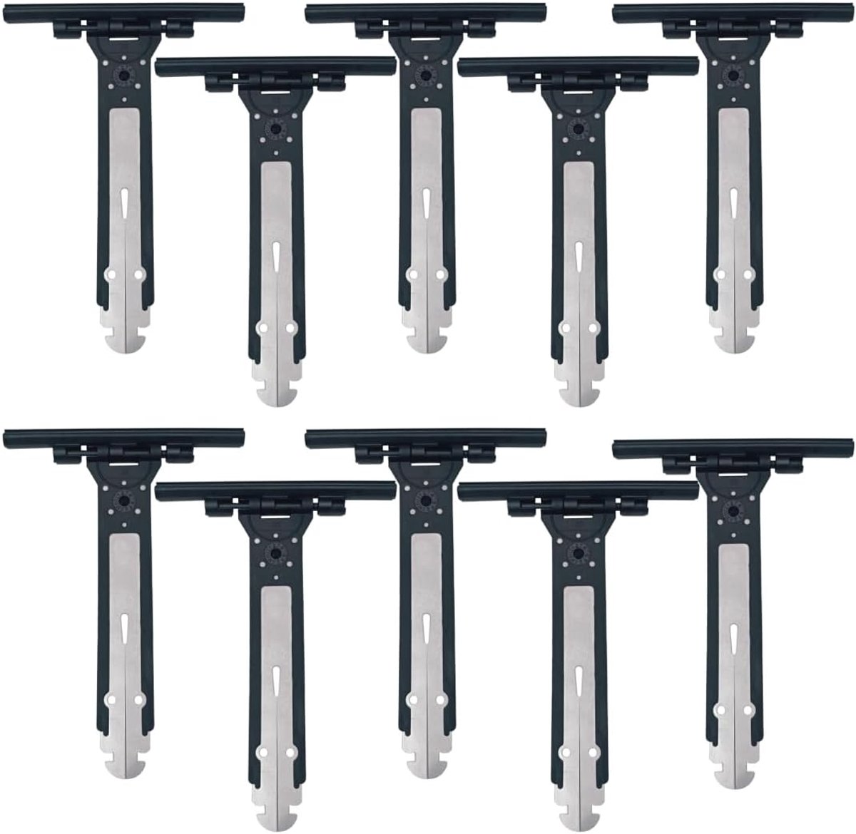 SnelShoppen - Roller Shutter Suspension Spring Mini 15cm - Stevige Stalen Bevestiging met Nylon Coating - Veiligheidsmes Bevestigingshaken - Blinds Ha