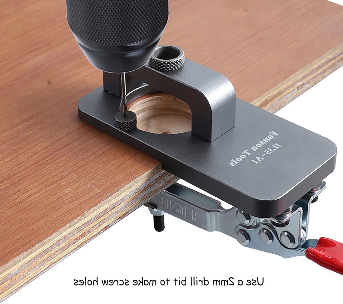 Gatenboor 35mm voor Scharniergaten, Gidslocatie en Mal voor Deurkasten, DIY Houtbewerking en Meubelprojecten