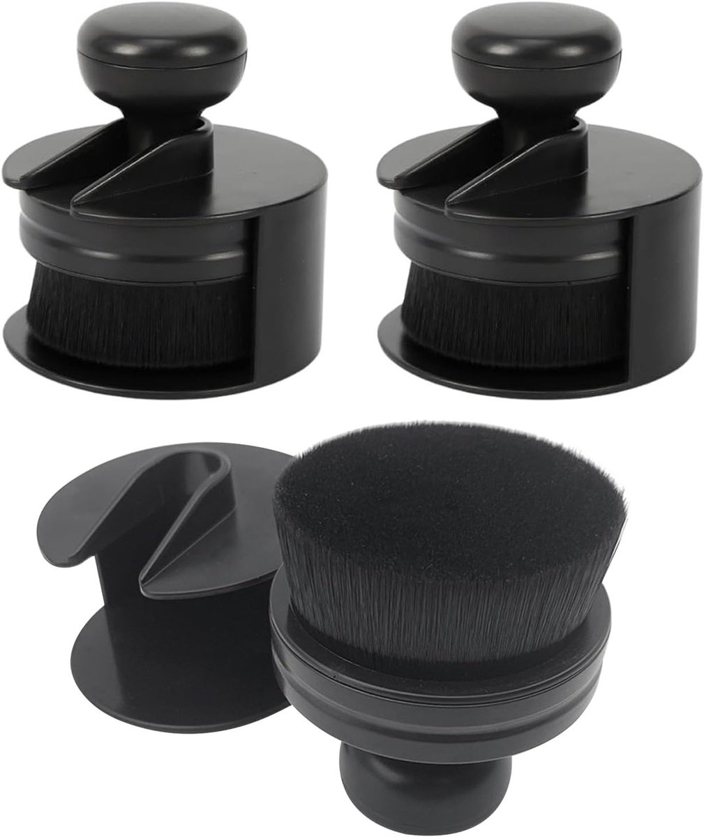 Professionele set van 2 glansapplicator borstels voor autobanden - Perfect voor onderhoud, detailing en interieurverzorging