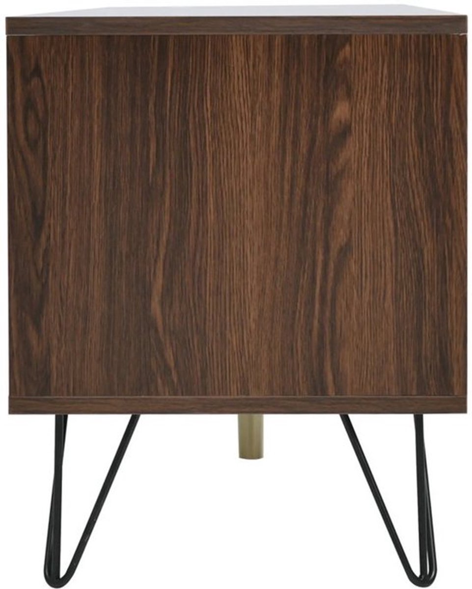 Tv-Kast – Tv-Meubel – Mediameubel – Opbergkast – Scandinavisch Design – Houtkleur – Gouden