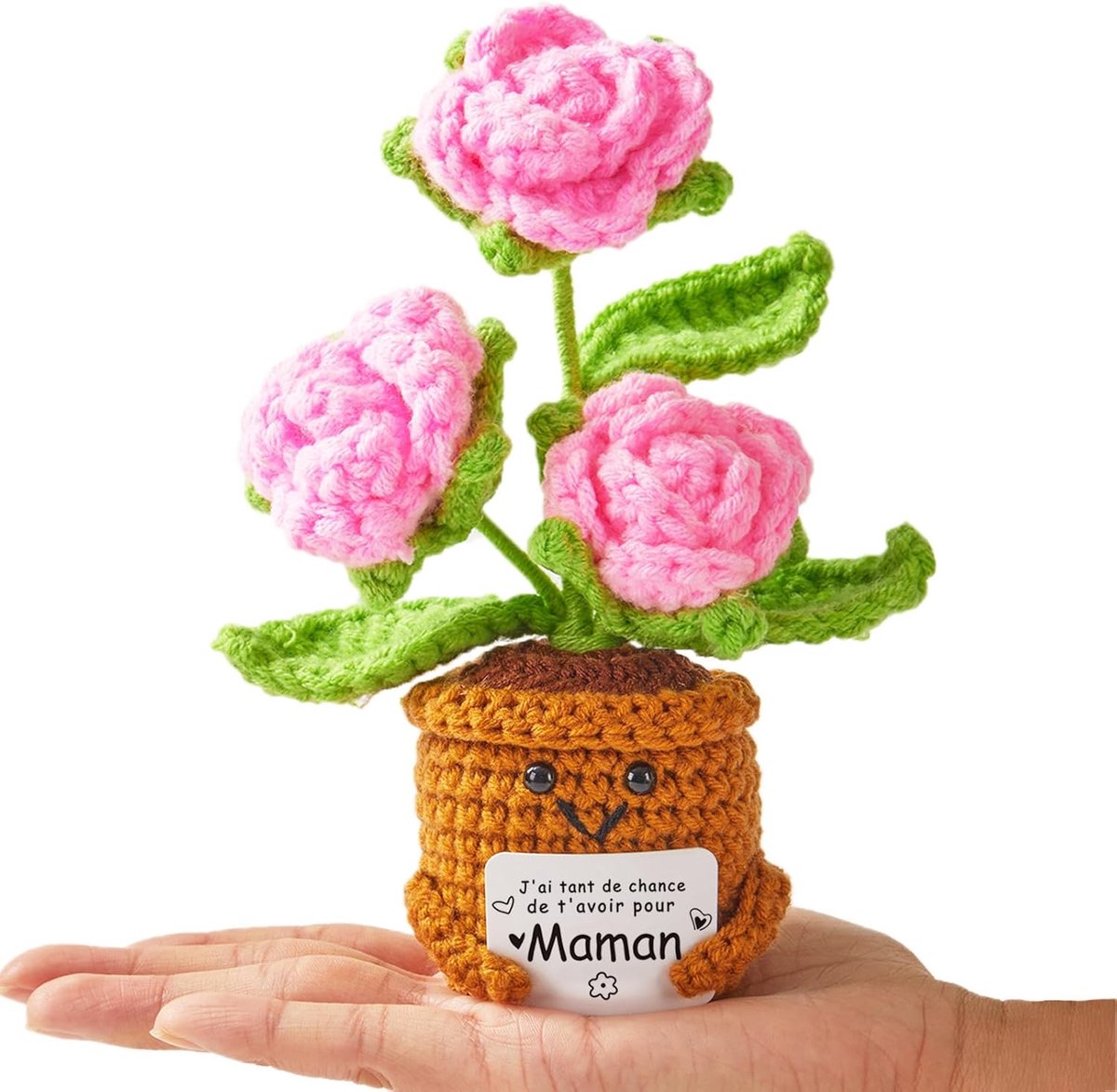 SnelShoppen - Unieke Positieve Rozen Cadeau voor Vrouwen, Creatief Moederdag Cadeau, Handgemaakt, Perfecte Verjaardag of Verwenmoment