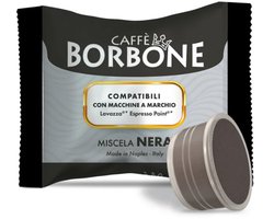 100 Capsules Lavazza Espresso Point* - Caffè Borbone Nera 100 koffiecups