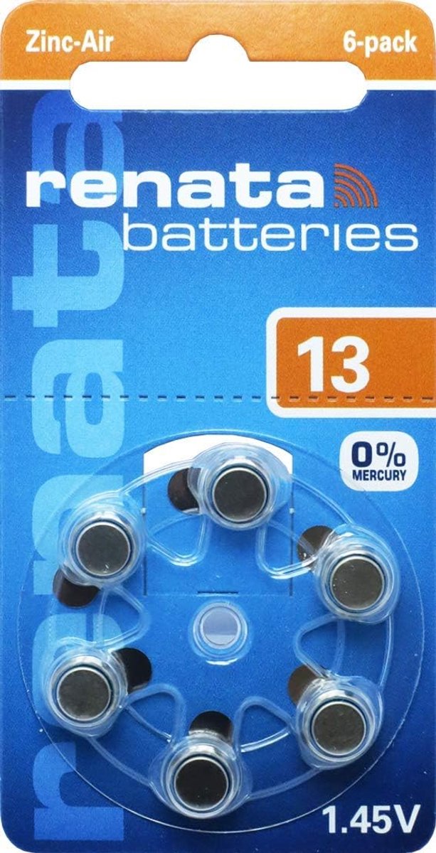 SnelShoppen - 60 Stuks Hoorapparaat Batterij ZA 13 - 310 mAh 1.4 V - Duurzaam en Betrouwbaar voor Dagelijks Gebruik - Ideaal voor Senioren en Actieve