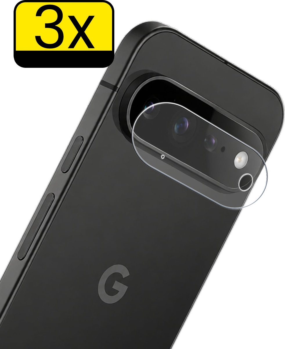 Camera Lens Protector - Geschikt voor Google Pixel 11 Pro XL - 3 Stuks - Camera Screenprotector - Beschermglas - Gehard Glas - Tempered Glass - Screen Protector