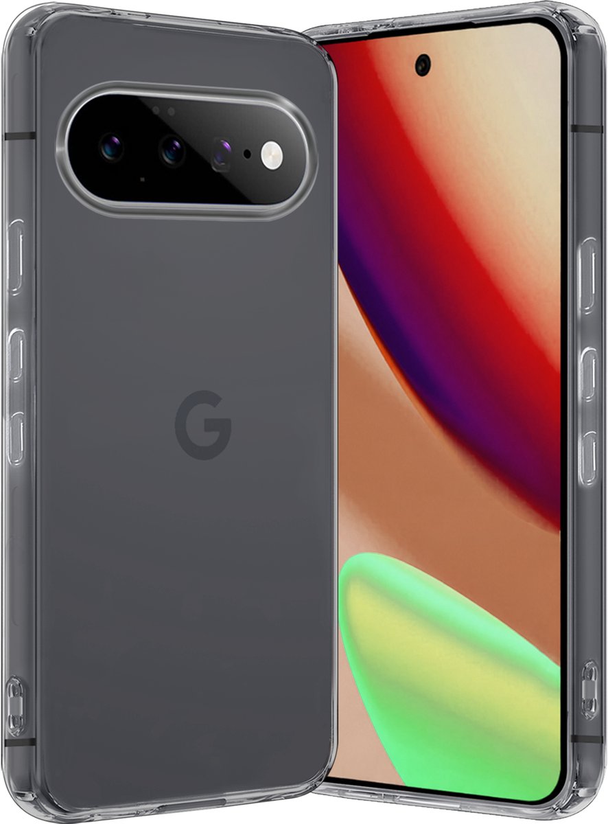 Hoes - Geschikt voor Google Pixel 11 - Sterk & Shockproof - Hoesje Cover - Siliconen Case - Transparant
