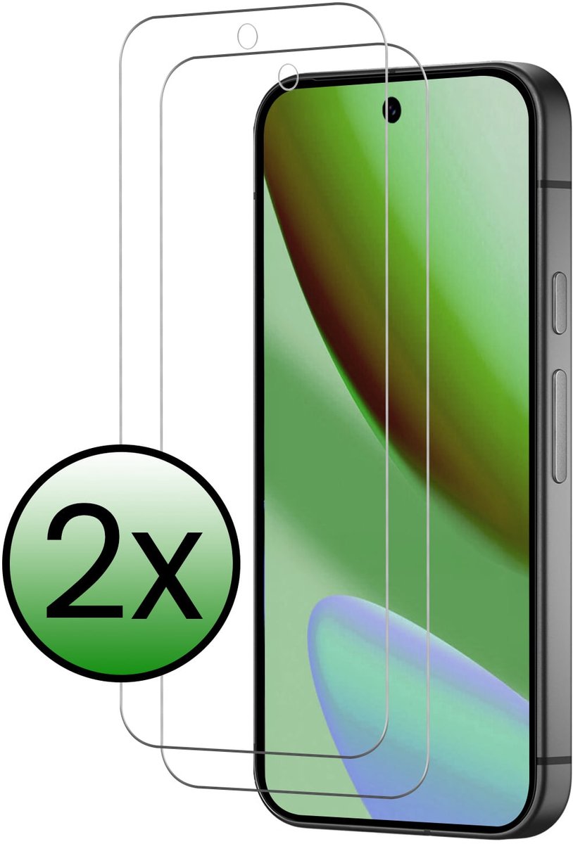 Screenprotector - 2 Stuks Geschikt voor Google Pixel 11 - Extra Sterk - Beschermglas - Gehard Glas - Tempered Glass - Screen Protector