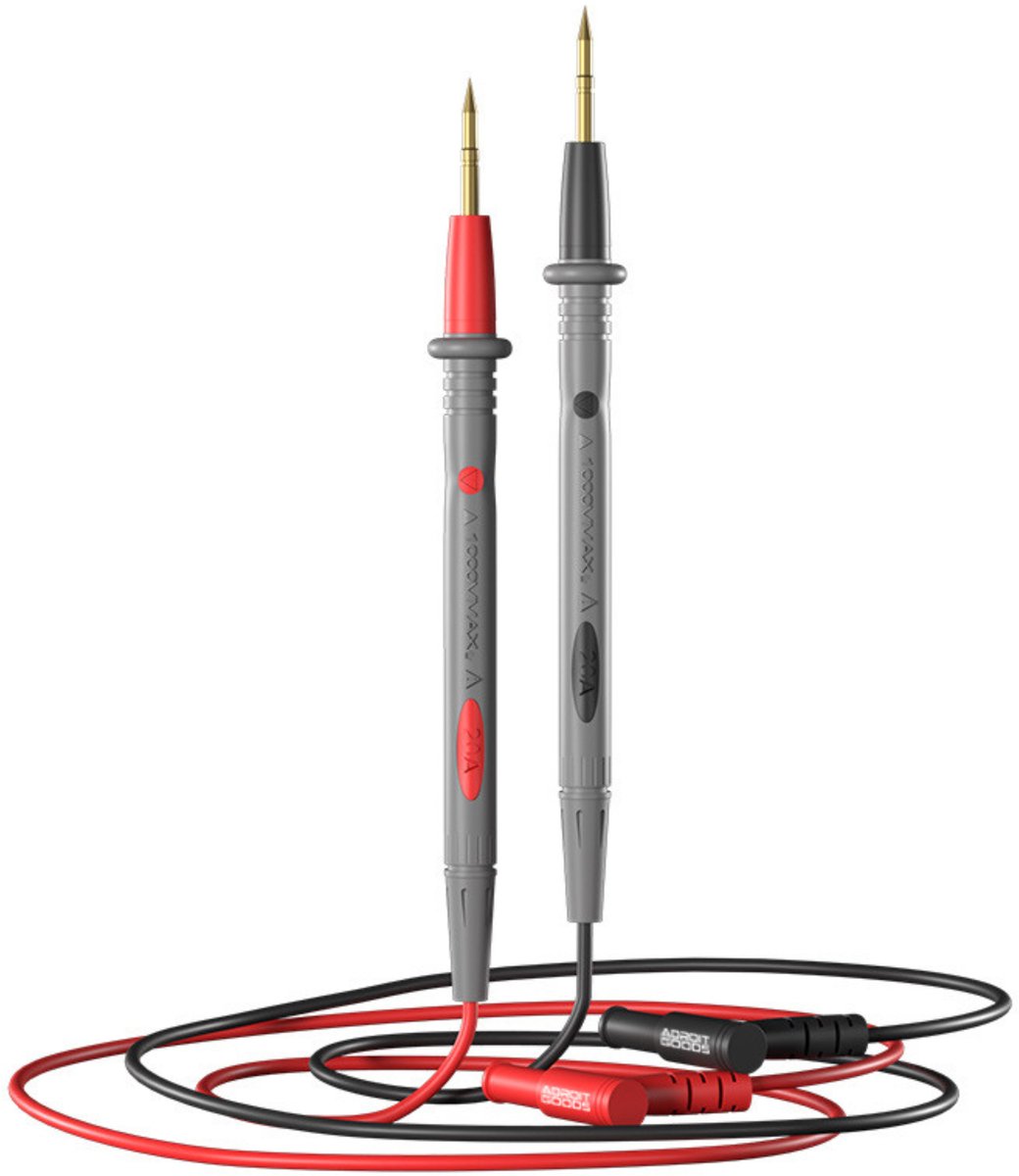 AdroitGoods Multimeter Meetpennen – Universele Testkabels – 1000V / 20A – Precisie Meetprobes – Slijtvast & Veilig - 80 cm