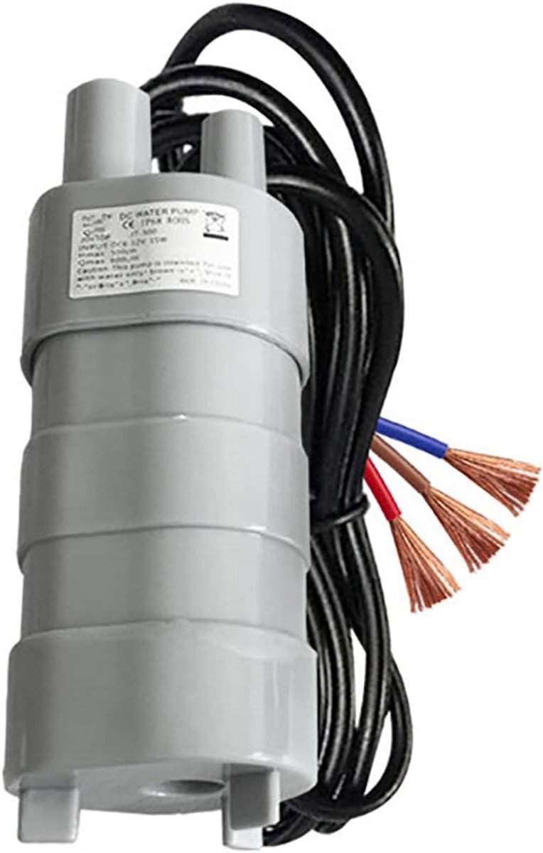 SnelShoppen - Submersible Water Pump 12V Micro Water Pump 600L/H Voor Aquarium, Tuin, Fontein, RV, 5M Kabel, Hoog Doorstroomvermogen