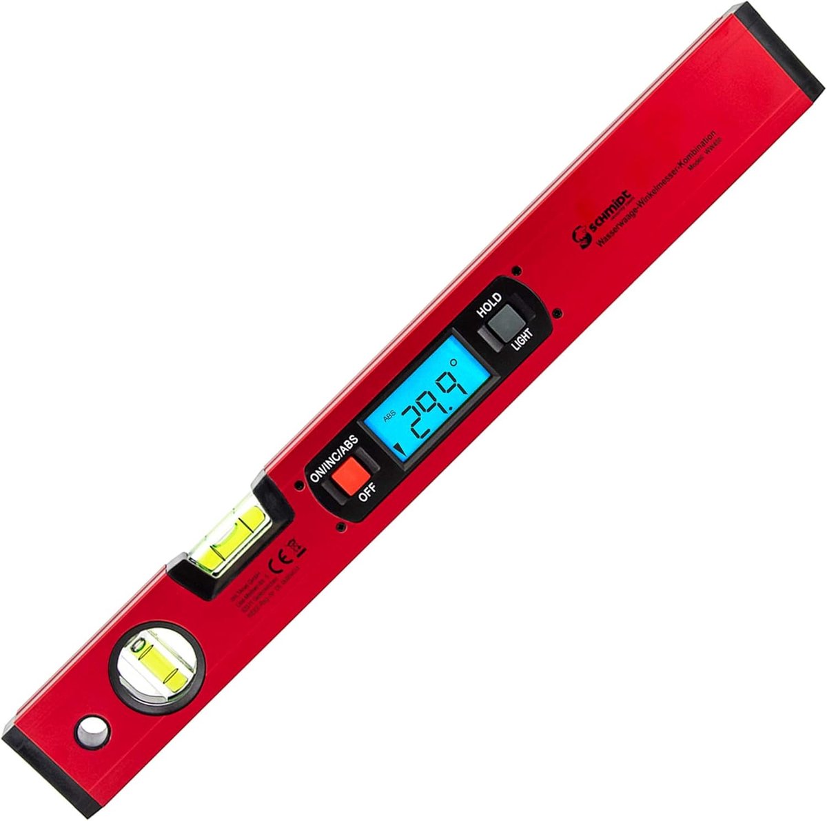SnelShoppen - Digitale Waterpas & Neigungsmeter - LCD Display - 2-in-1 Combinatiemeting - Nauwkeurigheid ±0.2° - Magnetisch - Voor Horizontaal & Verti