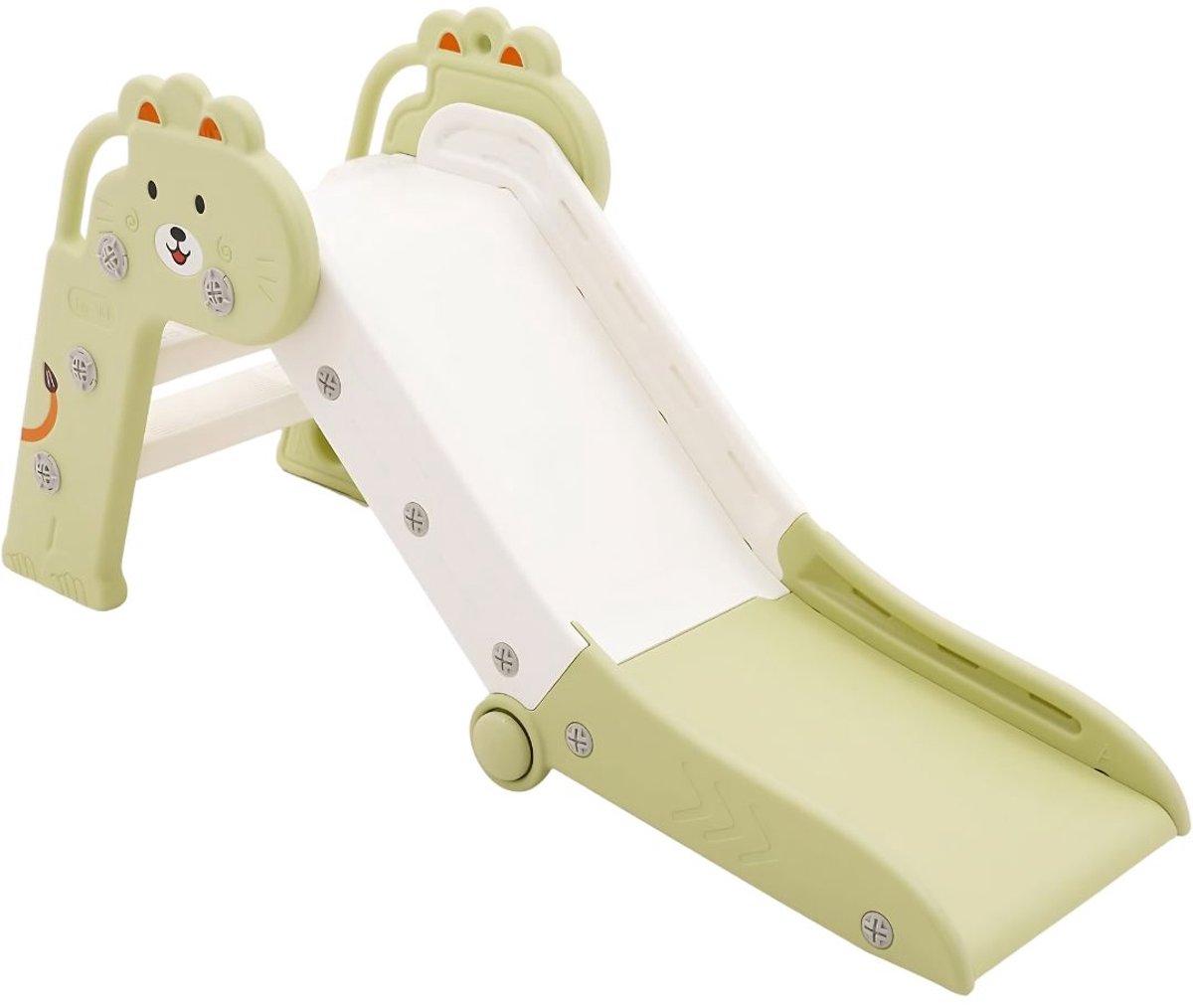 KIRA® Glijbaan Peuter - Opvouwbare Glijbaan - Glijbaan Voor Peuters - Groen - ‎64cm x 44cm x 20cm
