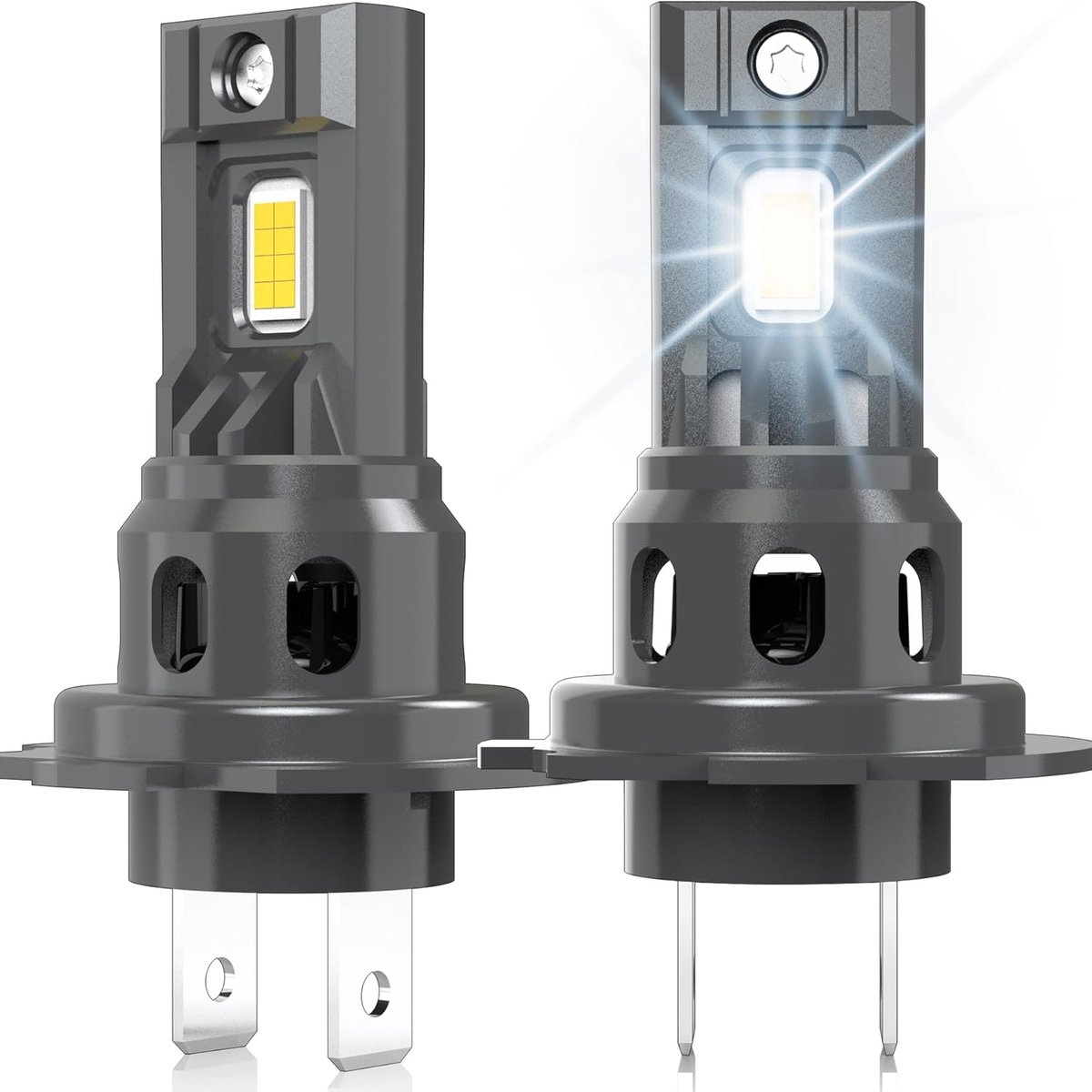 SnelShoppen - White 800% Brightness LED Lampen Set van 2 - Heldere Witte Verlichting voor Thuis, Feest, Camping en Tuin - Energiezuinig, Langdurig en