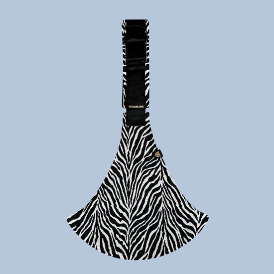 Wildride® Kinderdrager Zebraprint Zwart - Lichtgewicht & Draagbaar - Heupdrager Voor Kinderen van 9 Maanden tot 4 Jaar - Draagzak voor Baby en Peuter - Baby Carrier - Tot 20 kg