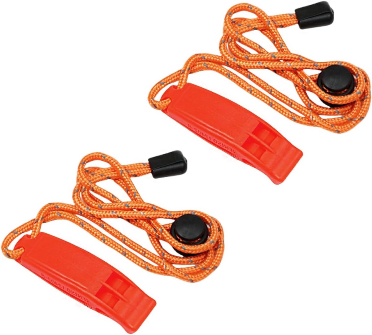 Noodfluit Set voor Honden en Noodgevallen (2 Stuks) - Geluidsfluit met Koord voor Wandelen, Kamperen en Varen
