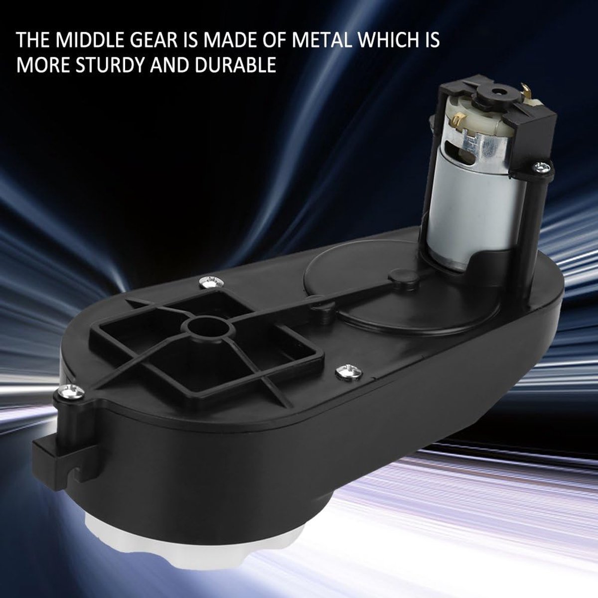 SnelShoppen - Elektrische Motor Versnellingsbak voor Kinderen - Toy Car RS390 (12V 12000rpm) - Hoogwaardige Motor met 4 Voltage Keuzes - Duurzaam Mate