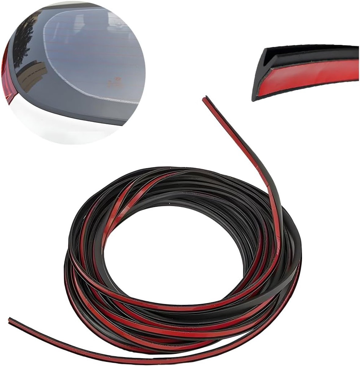 SnelShoppen - Car Rubber Sealing Strip Y-Type - Waterdichte en Stofdichte Geluiddempende Strip - Hoogwaardige Rubberen Sealing Strips voor Voor- en Ac