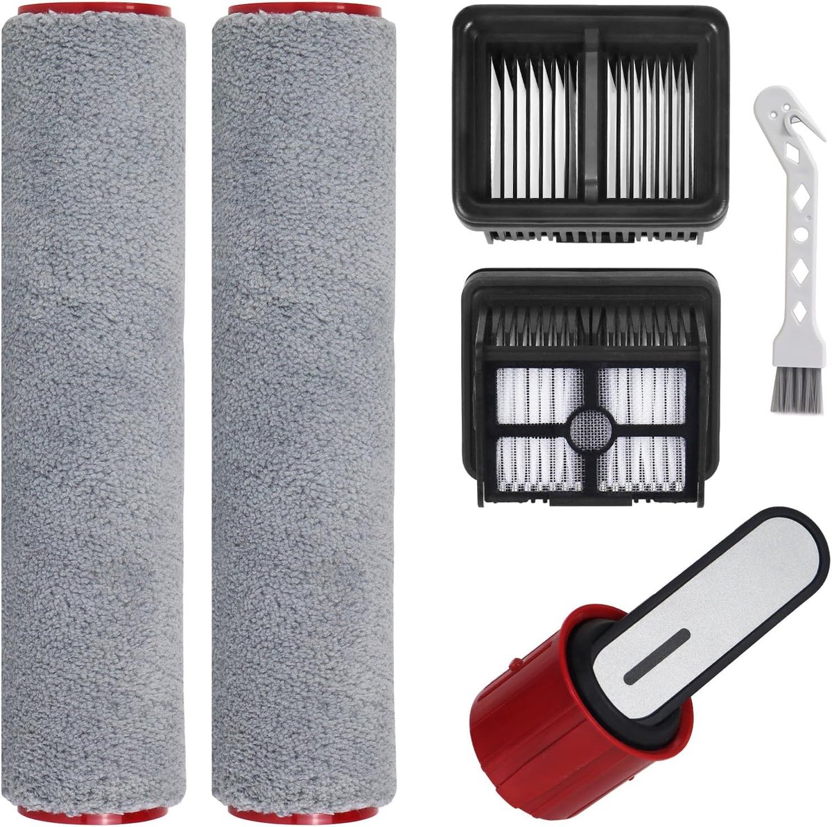 SnelShoppen - 5-delige Accessoireset voor Wet & Dry Stofzuiger, Inclusief 2 Borstels voor Optimale Prestaties, Perfecte Compatibiliteit, Ideaal voor H