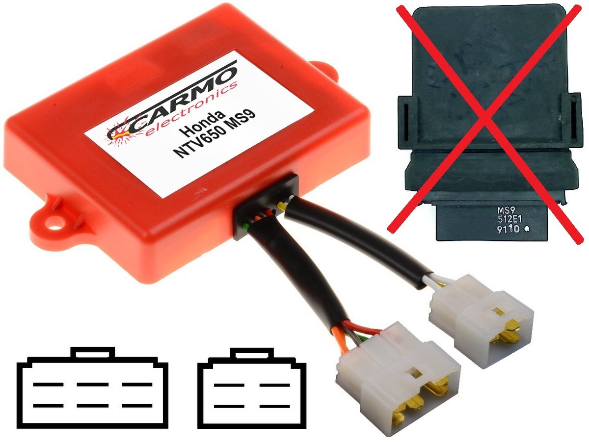 Carmo CARI-HO-NTV650-MS9 Honda NTV650 - ontsteking CDI ECU