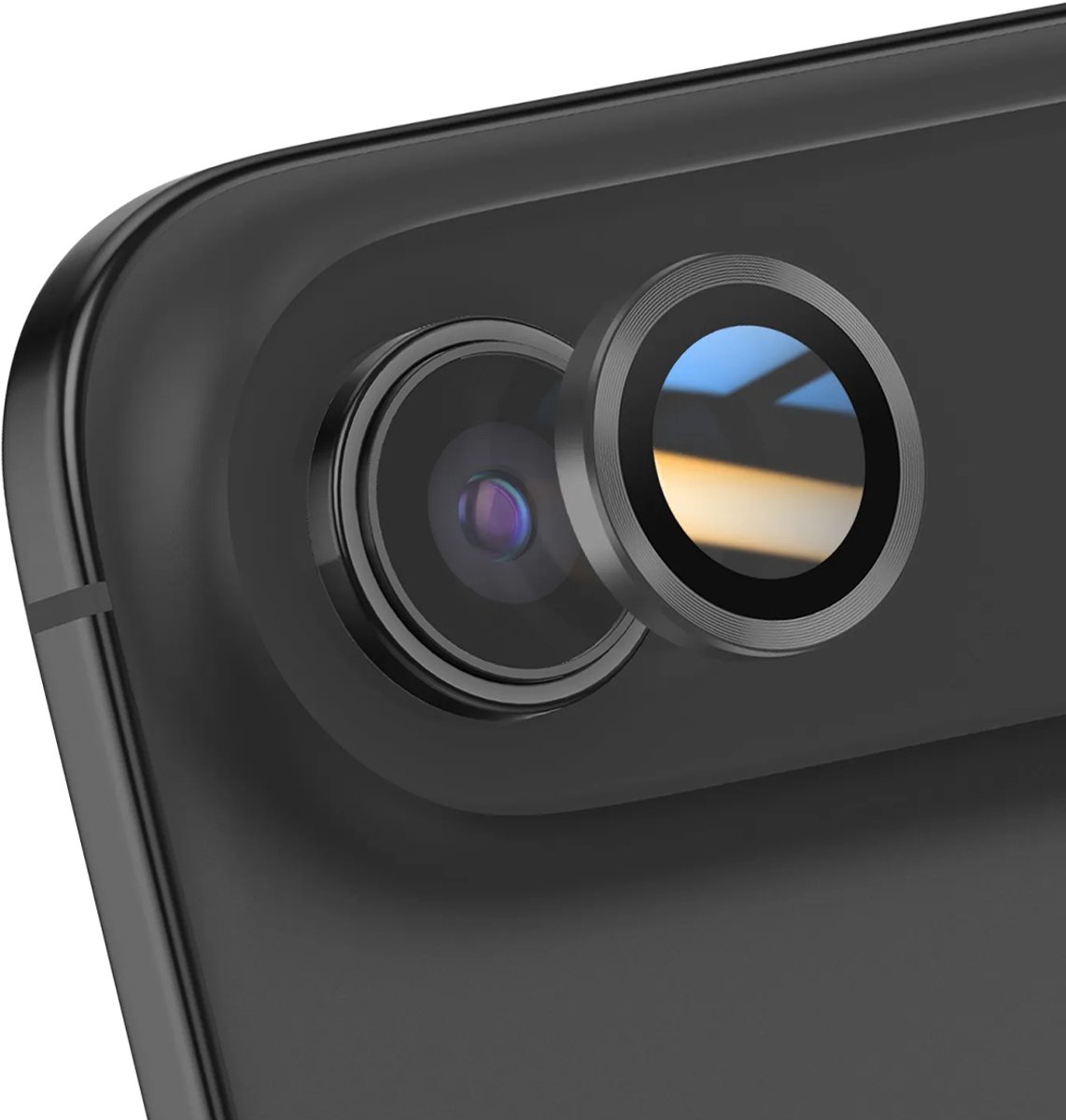 Jaym, Vervangende lens voor de achtercamera van de Geschikt voor Apple iPhone Air, van 9H-glas, Transparant