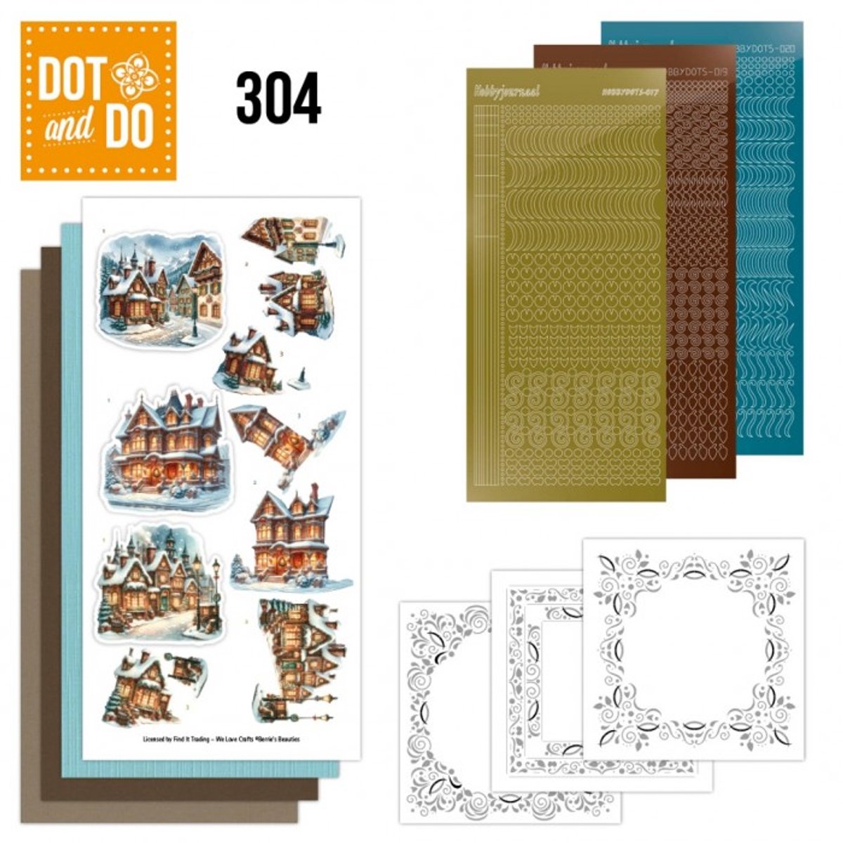 Dot and Do 304 - Victorian Christmas Tales - Hobbydots - Prachtige handgemaakte kaarten - Gratis verzonden - DODO304