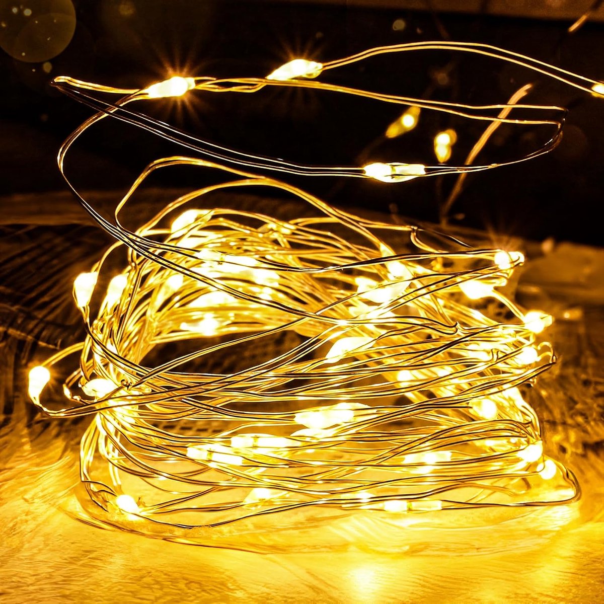 USB-lichtsnoer kerstverlichting 8 verlichtingsmodi waterdicht - voor binnen en buiten, slaapkamer, feest, Kerstmis, bruiloft, tuin (1 stuks 5M)
