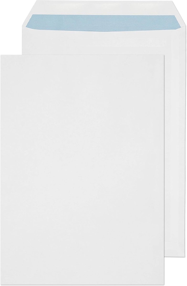 Thijox - Zelfklevende Pocket Enveloppen 324 x 229 mm 90 gsm Wit - Pak van 25 - Perfect voor Creatieve Projecten, Kantoor en Verzending