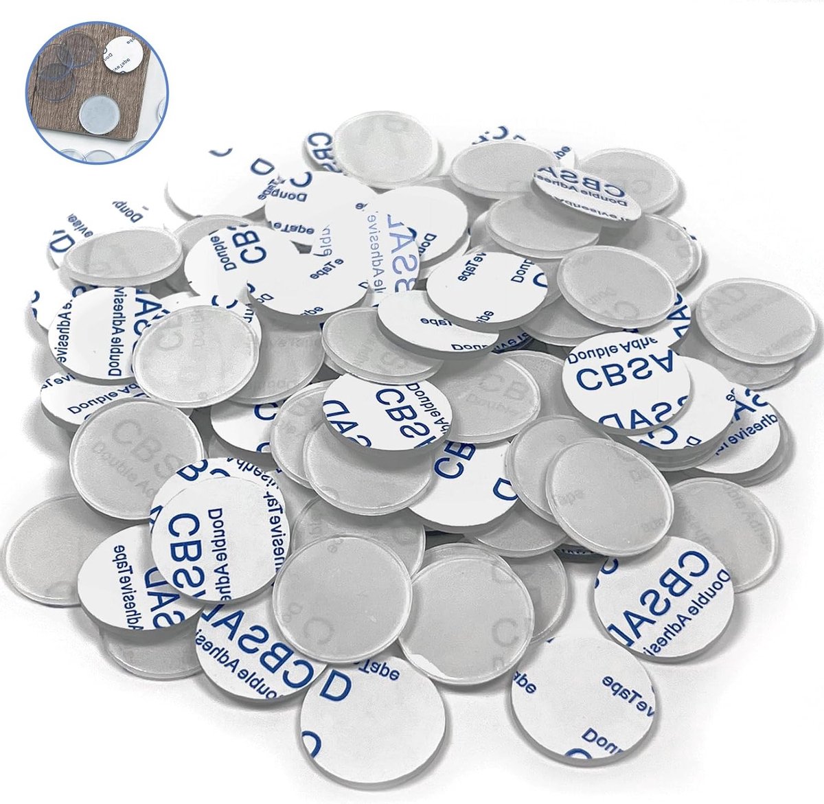Transparante siliconen glijders - 100 stuks meubelbescherming, schokdempers en antislip pads voor krasbestendige oppervlakken en meubels