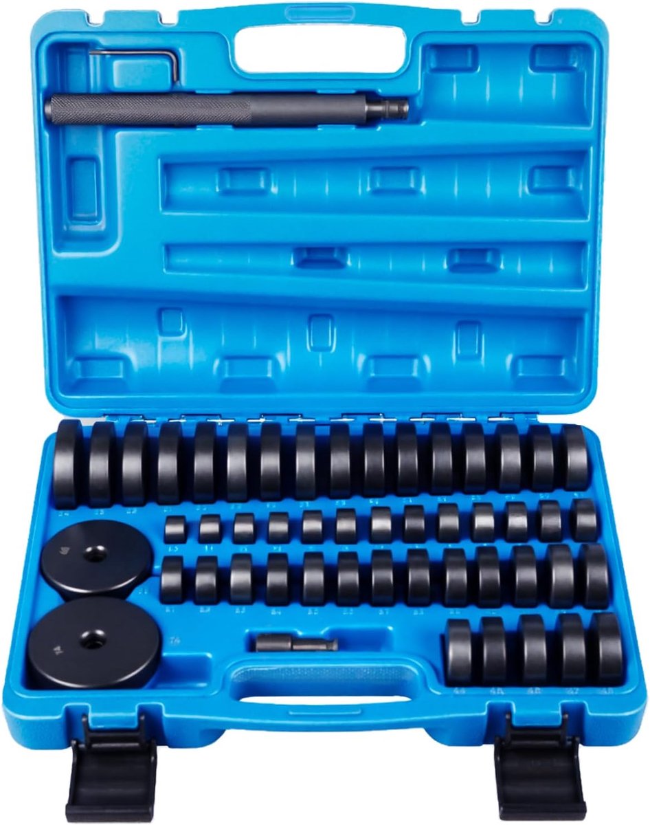 SnelShoppen - 52-in-1 Professionele Bushing Schroevendraaier Set | Universele Mechanische Tool voor Aslagers, Keerringen en Bussen