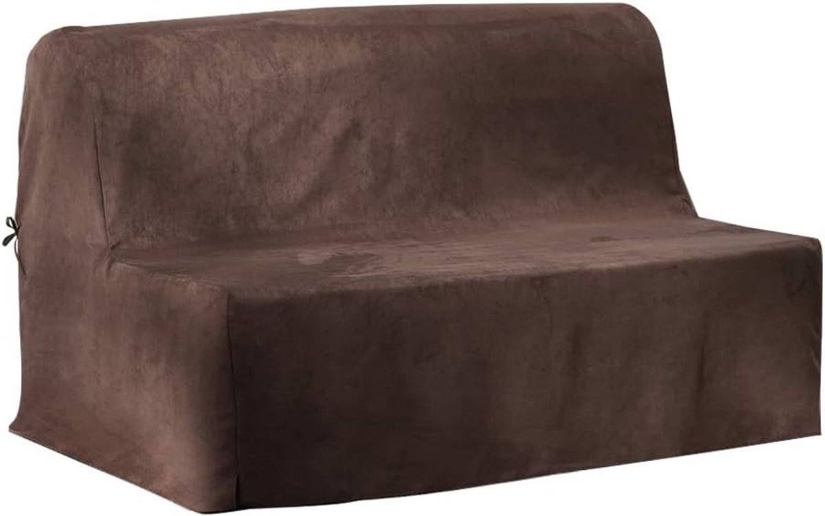SnelShoppen - BZ Vouwbankbed Hoes Zonder Armleuningen - 100% Polyester Suède - Waterdicht - Geschikt voor Sofa's 180-200 cm - Ideaal voor Feest, Campi