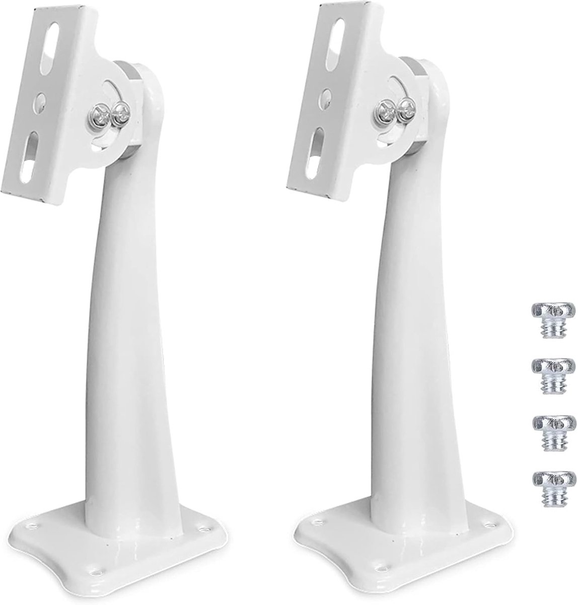 SnelShoppen - 2 Pcs Verstelbare Plafondbeugel voor Camera's - 360 Graden Universele Camera Houder - Robuust Staal - Veiligheidsaccessoires voor CCD Do