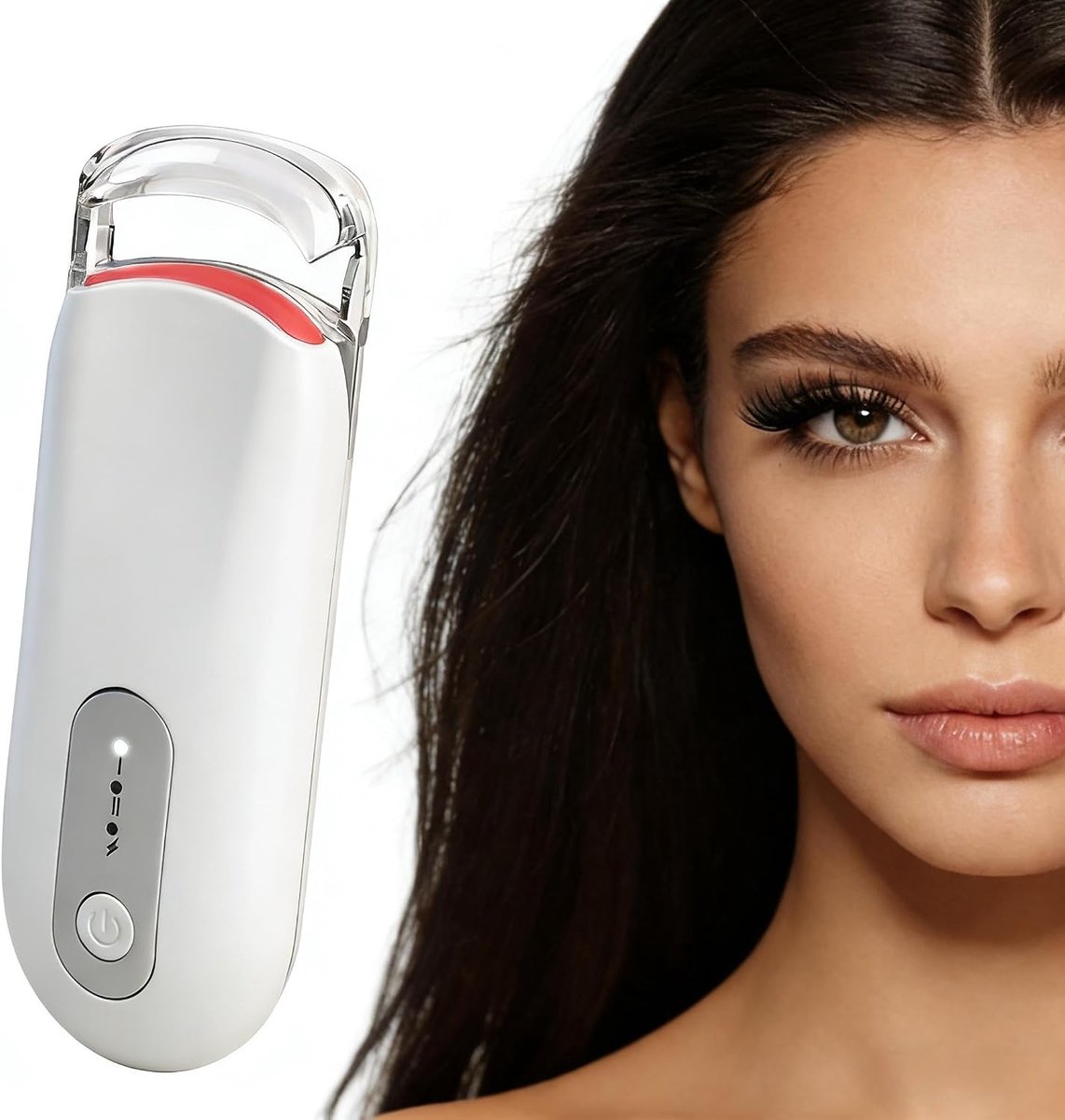 SnelShoppen - OBEST Verwarmde Wimperkruller - Elektrische Wimperkruller met 2 Temperatuurinstellingen - 65°C en 85°C - Voor Alle Wimpers - Ideaal voor