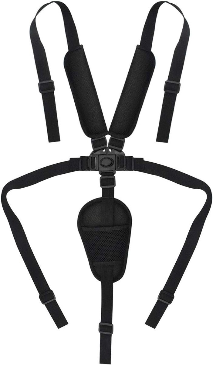 SnelShoppen - Baby Safety Belt, 5-Point Verstelbare Veiligheidsgordel met Schouderpads, Geschikt voor Kinderstoel, Buggy en Wandelwagen, Duurzaam Nylo