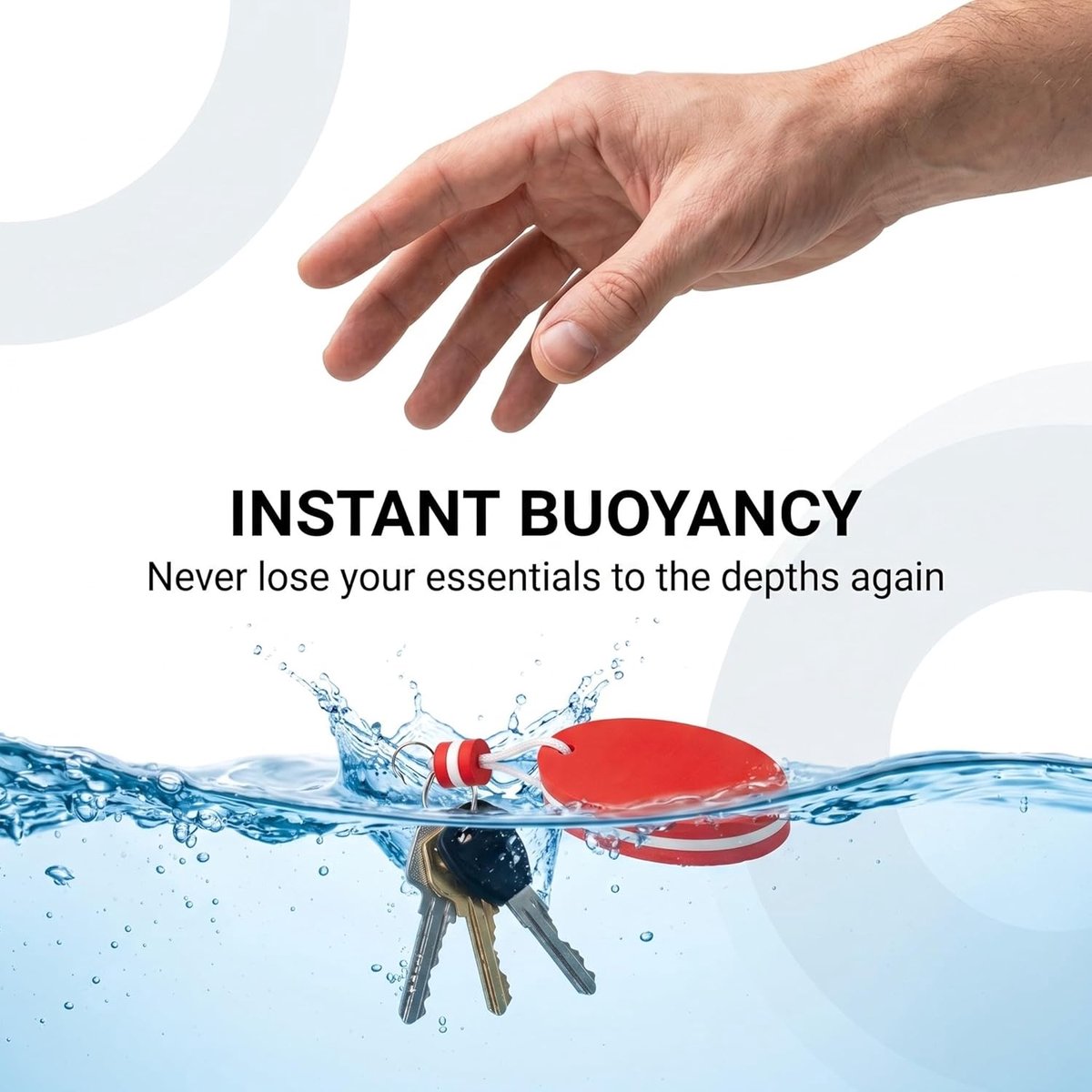 Drijvende Brilband Set - 2 Brilkoorden en 4 Drijvende Sleutelhangers - Watersport Accessoires voor Boot, Kajak, Surfen en Vissen - Veiligheid voor je Bril en Sleutels