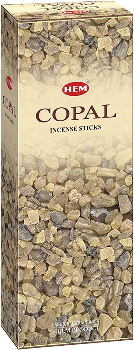 SnelShoppen - Wierook Copal - 20 Sticks - Hart Chakra - Spirituele Reiniging - Negatieve Gedachten Verdrijven - Kristallen Reinigen - Aromatherapie