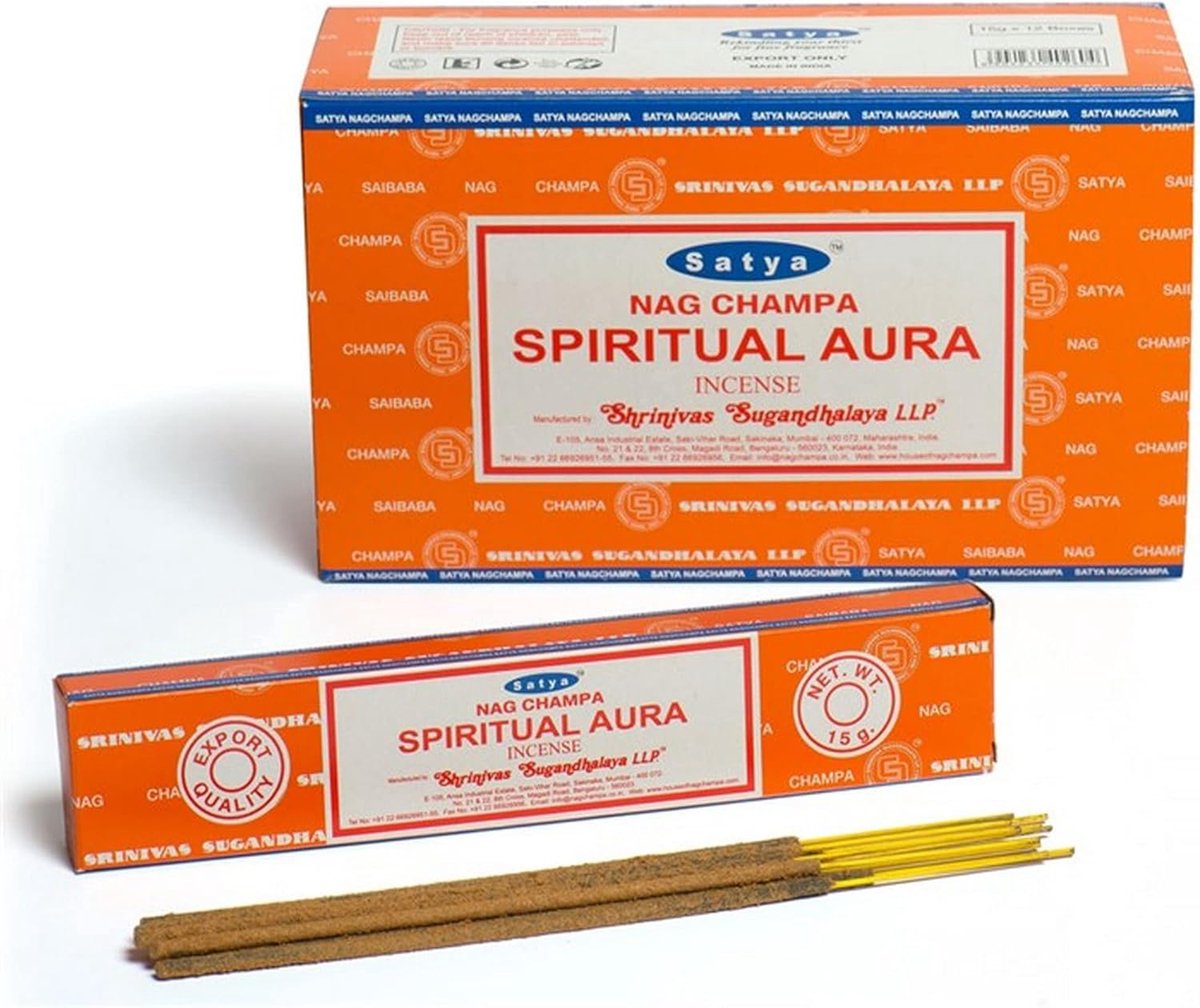 SnelShoppen - Satya Wierook Sticks Black Dragon Blood, 15g, Nag Champa Geur, Natuurlijk, Aromatisch, Ideaal voor Meditatie, Ontspanning en Feestjes