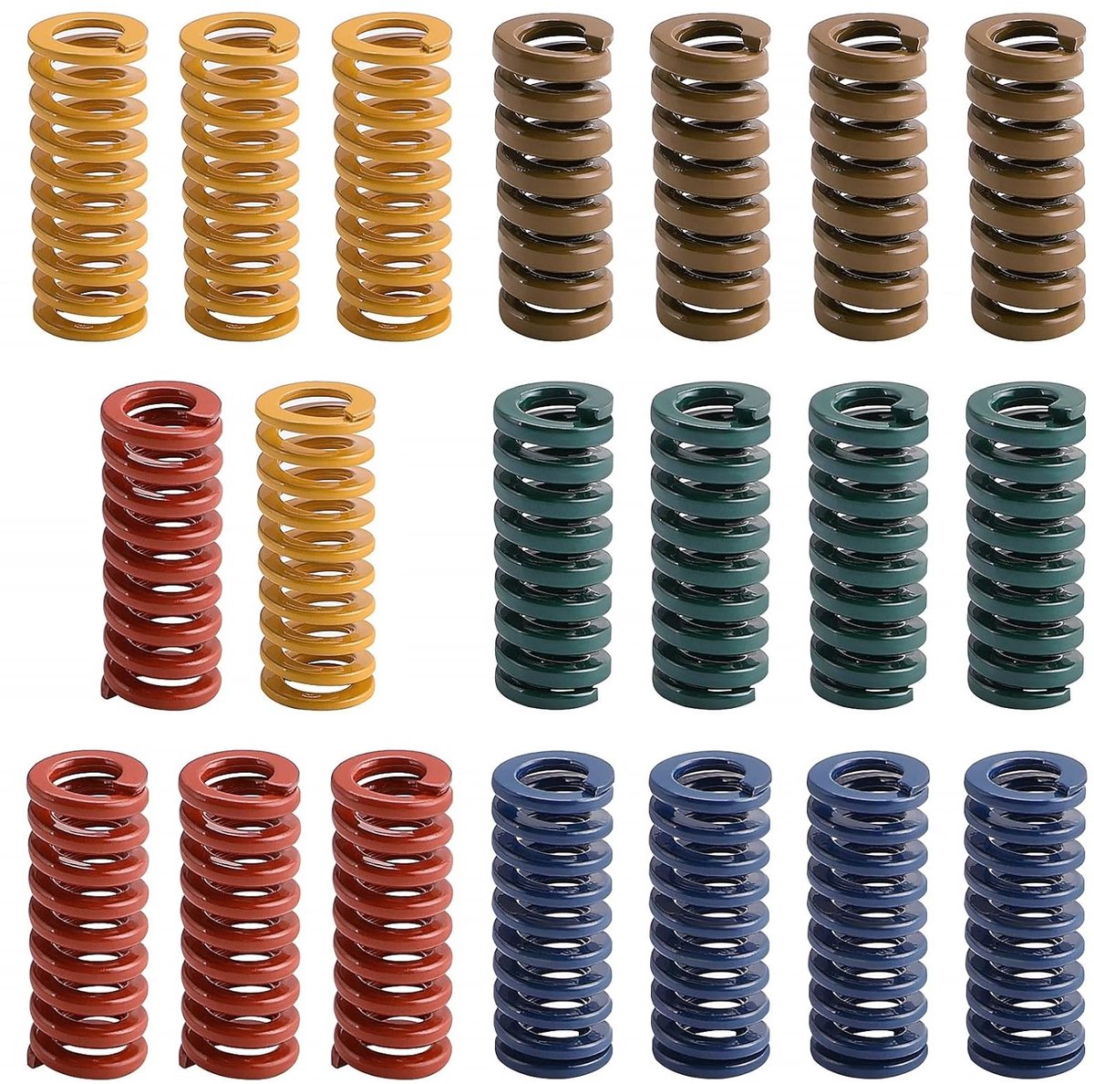 20Pcs 8x20mm 3D Compressieveren voor 3D Printers, Geschikt voor Creality CR-10 en Ender 3, Verbeter de Niveau-afstelling en Ondersteuning