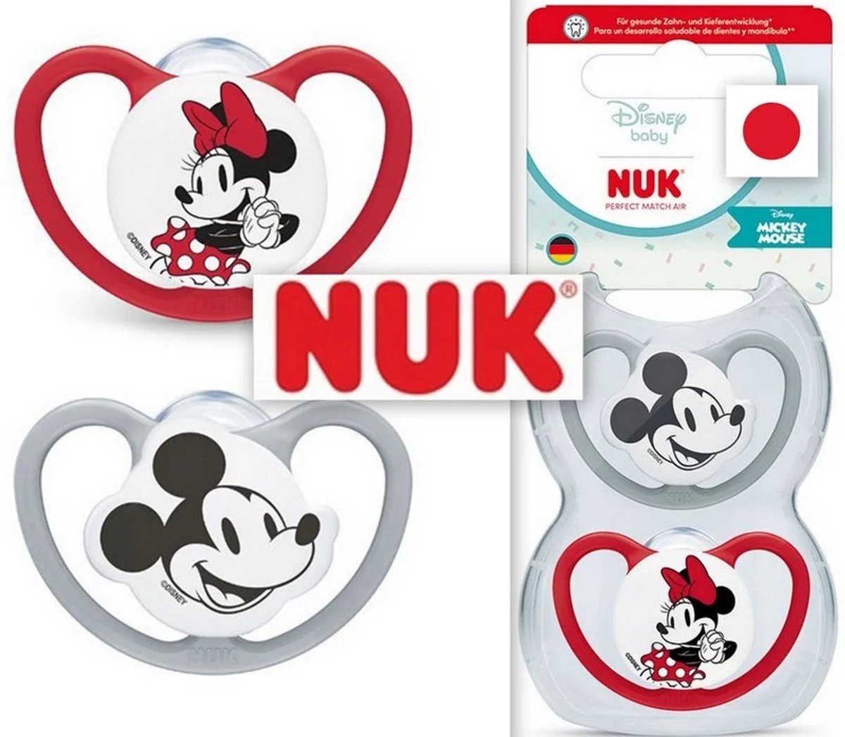 NUK Perfect Match Air fopspenen(Disney Minnie Mouse) 2st - 0-6 maanden