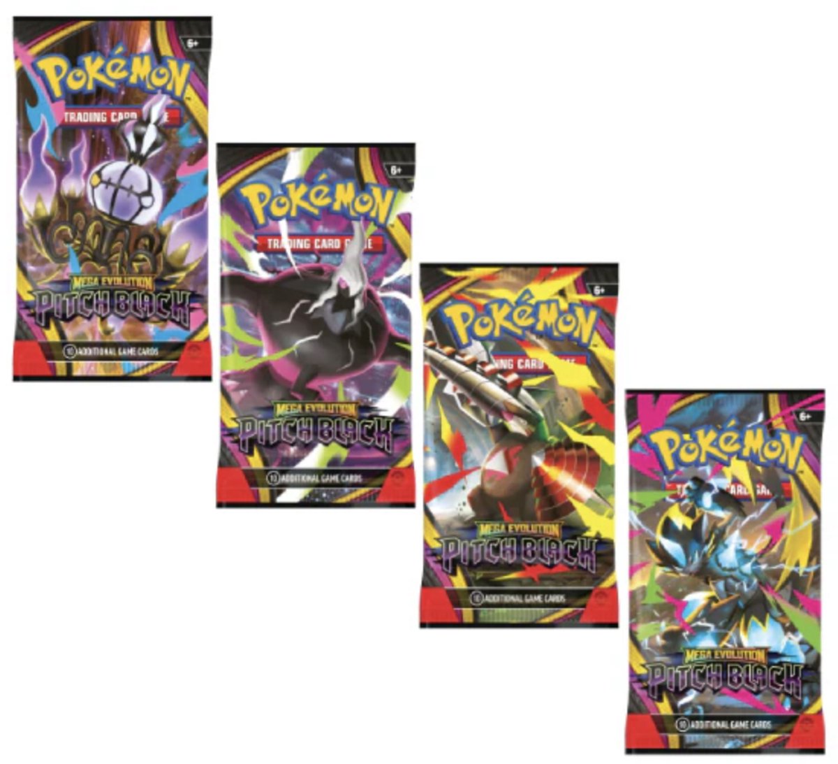Pokémon TCG: Pitch Black Booster Pack - 4 boosterpacks