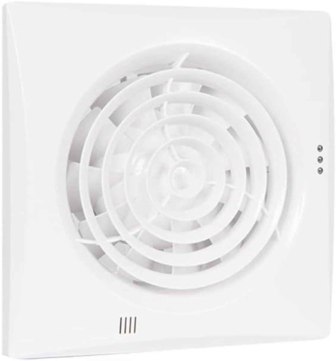 SnelShoppen - Silencio 125T Badkamer/WC Ventilator - Waterbestendige 182x182mm Ventilator in Wit voor Badkamer, Toilet, Keuken en Meer