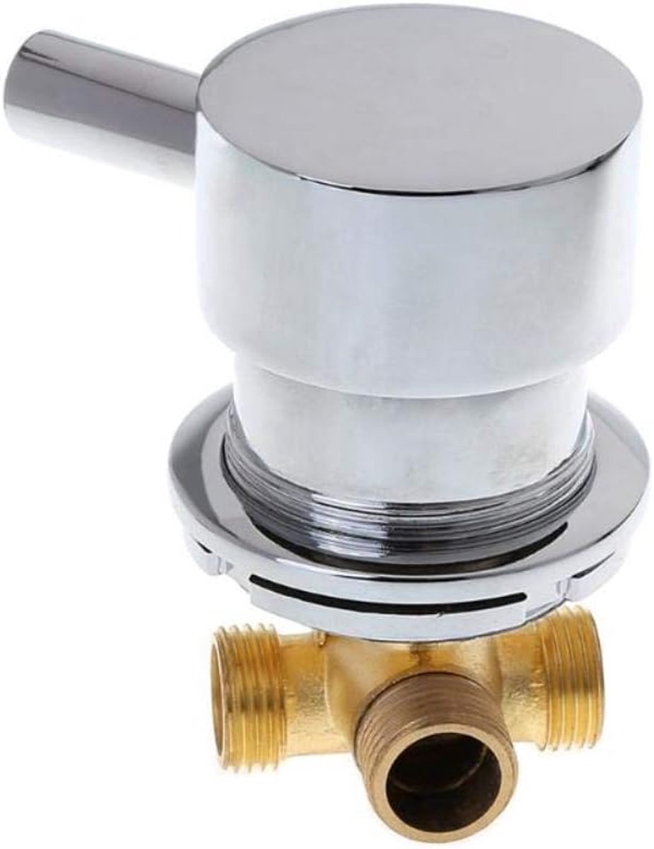 SnelShoppen - Douchekraan Mengkraan Warm Koud Water Mixer Tap G1/2" voor Douche - Temperatuurregeling, Waterbesparing, Compact Design
