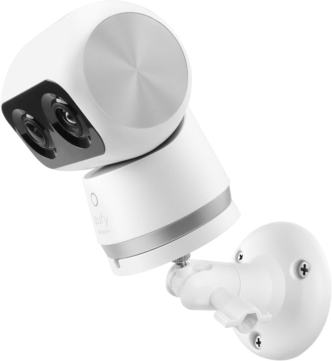 SnelShoppen - 360° Verstelbare Wandbeugel voor Eufy Security Indoor Cam S350 - Camera Accessoire voor Binnen en Buiten, Geschikt voor Houten en Betonw