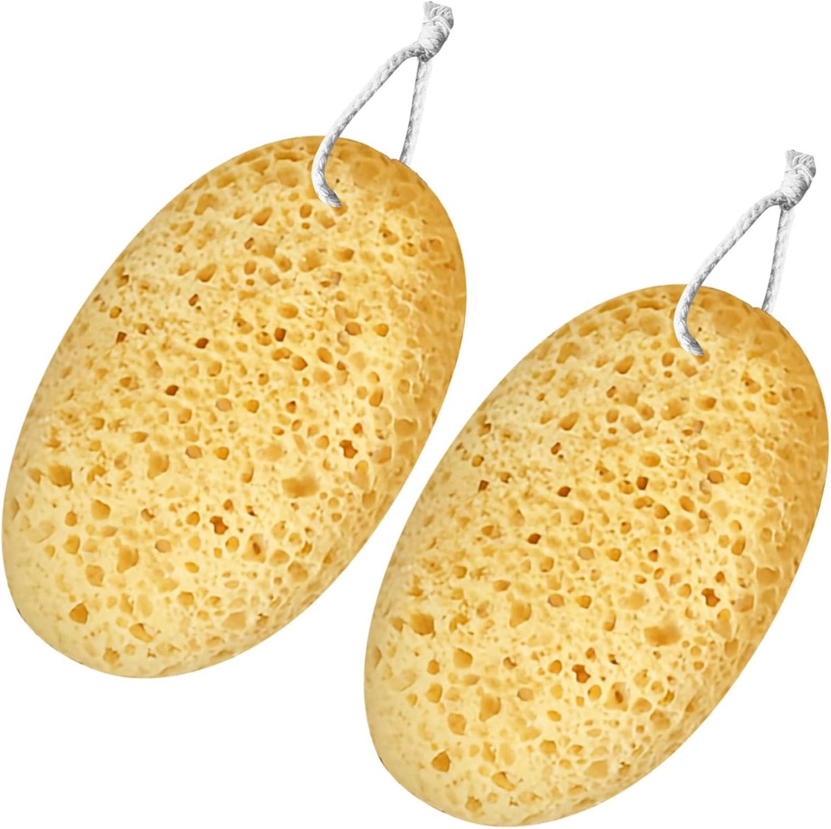 SnelShoppen - 2 Stuks Bad Sponsen | Douche Sponsen | Zachte Exfoliërende Sponsen voor Gevoelige en Droge Huid voor Volwassenen, Vrouwen en Mannen